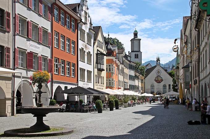 Feldkirch - piazza del mercato
