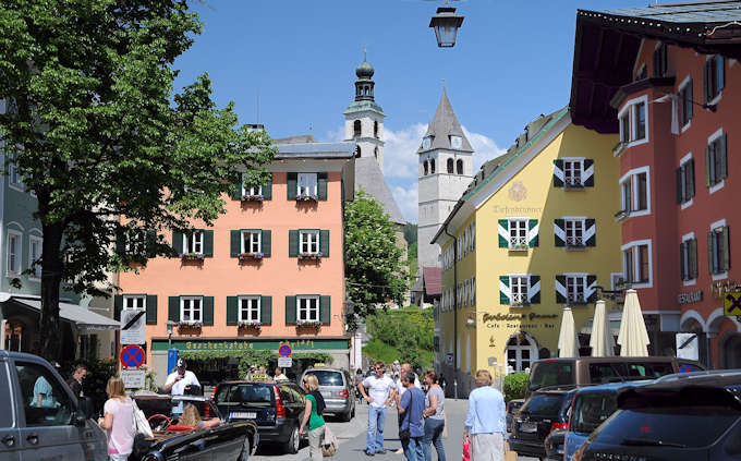 Il centro storico di Kitzbhel