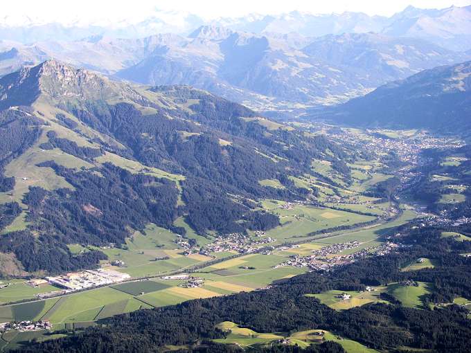 La valle in cui si trova Kitzbhel