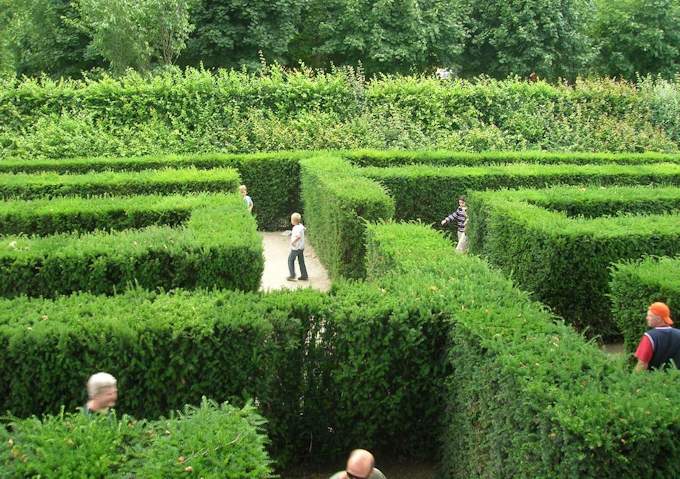 Il labirinto nel parco di Schnbrunn