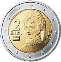La moneta austriaca da 2 Euro
