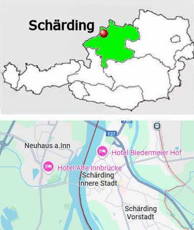 Carta stradale online di Schrding