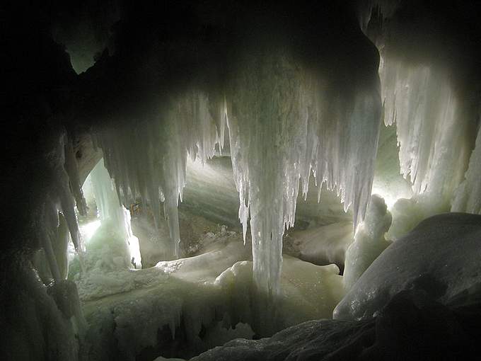 La grotta di ghiaccio