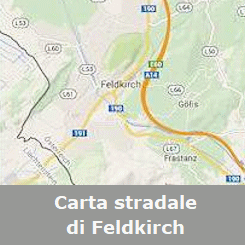 Feldkirch - carta stradale online