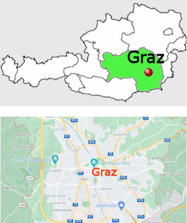 Carta stradale online di Graz