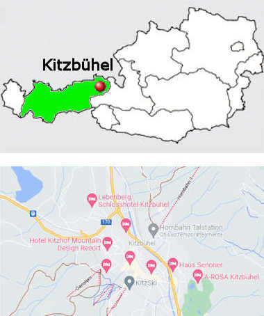 Carta stradale online di Kitzbhel