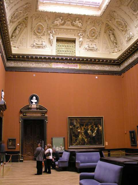 Una sala del museo di Storia dell'arte