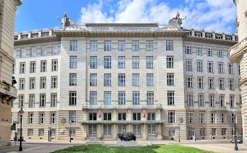 L'edificio della Postsparkasse