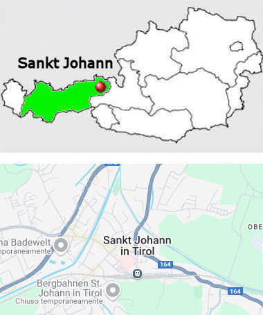 Carta stradale online di Sankt Johann