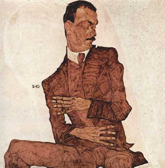 Egon Schiele: Ritratto di Arthur Rssler