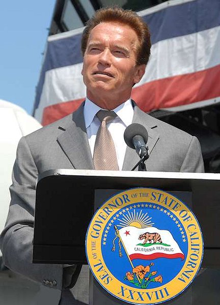 Arnold Schwarzenegger, quando era governatore dello stato di California