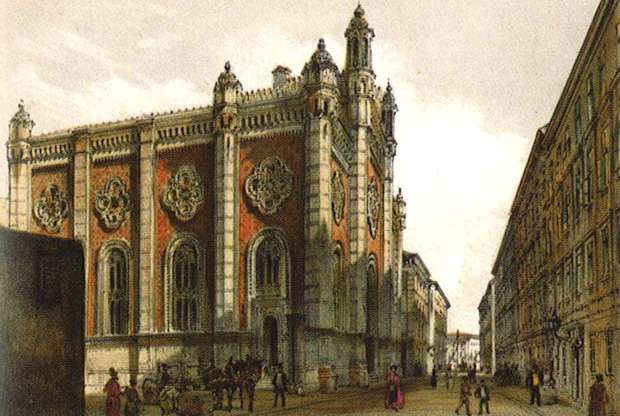 La sinagoga 'Leopoldstädter Tempel'